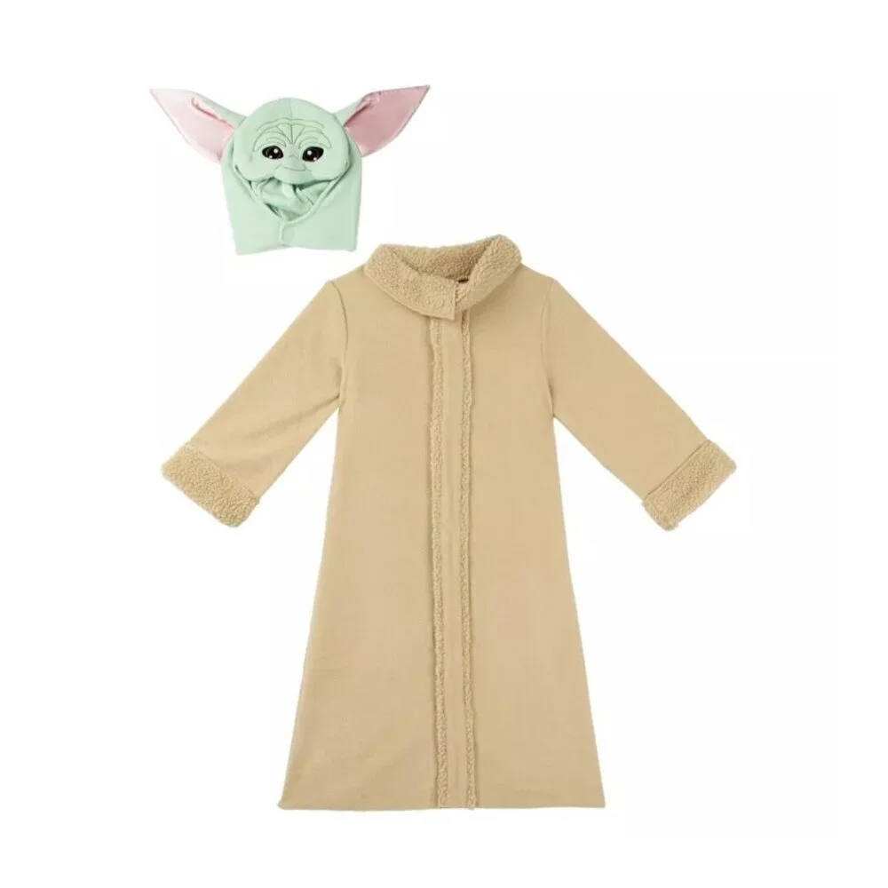 Jazwares Star Wars The Mandalorian Grogu Costume Robe Headpiece Size 2T-3T